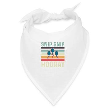 Schnipsschnipselhiren Liebender Ehemann Gift - Bandana - Weiß - Vorne