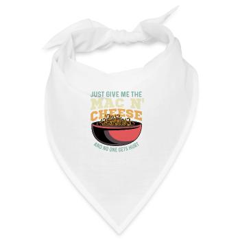 Makkaroni mit Käse Gourmet Geschenk - Bandana - Weiß - Vorne