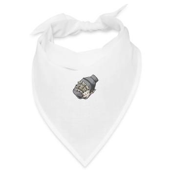 Im Urlaub Reisender Geschenk - Bandana - Weiß - Vorne