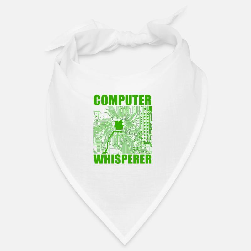 Computer whispering funny geek it technical Bandana