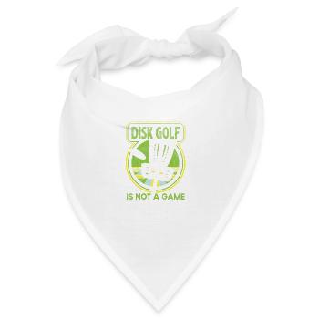 Datenträgergolf ist kein Spiel, es ist ein Life Sk - Bandana - Weiß - Vorne