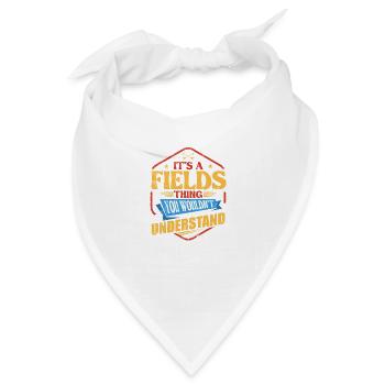 Es ist eine Feldsache Lustiger Nachname Humor Fami - Bandana - Weiß - Vorne