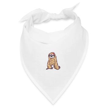 Setzen Sie sich einfach in Ihre Unrecht und lassen - Bandana - Weiß - Vorne