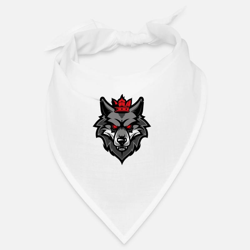 Wolf Head Crown Bandana