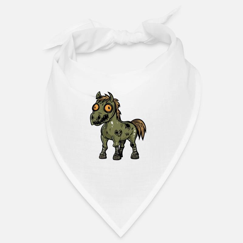 Horse Halloween Comic Funny Bandana