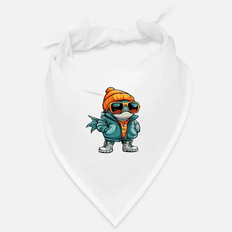 Piranha Poisson Bande dessinée cool Bandana
