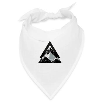 Berg-, Kletter- und Erkundungsgeschenk - Bandana - Weiß - Vorne