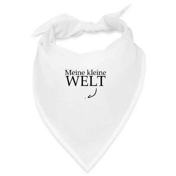 Meine kleine Welt - Bandana - Weiß - Vorne