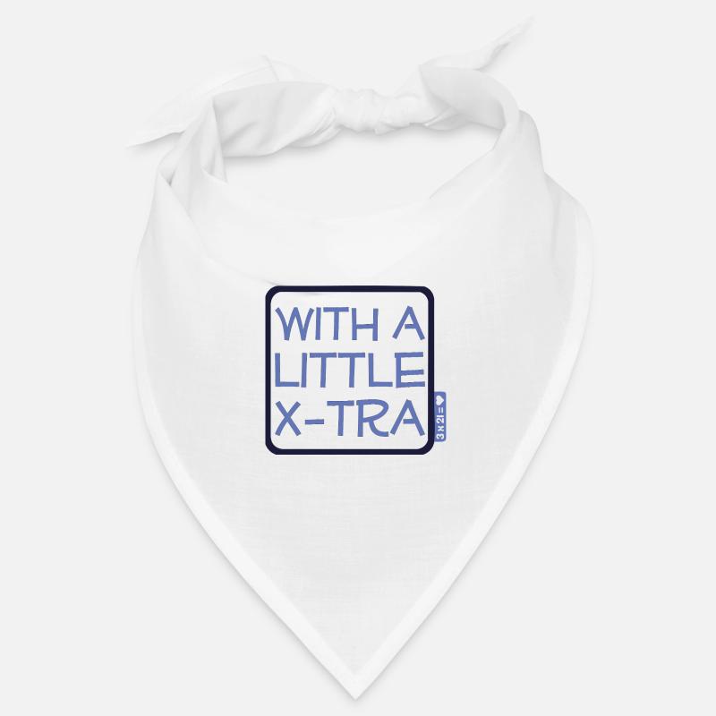 Syndrome de Down - Avec un peu de X-Tra - bleu Bandana