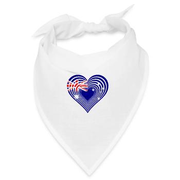 Australien - Australia - Bandana - Weiß - Vorne