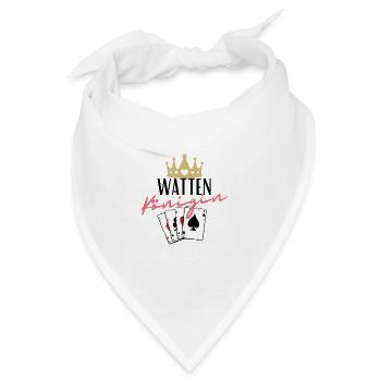 Watten Königin - Bandana - Weiß - Vorne