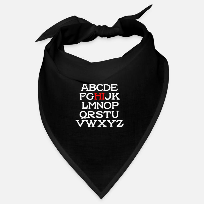 Hello Alphabet back to school before K Kindergä Bandana