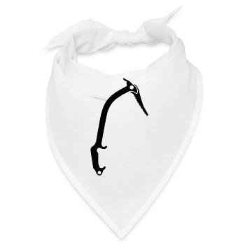 Kletterausrüstung eispickel - Bandana - Weiß - Vorne