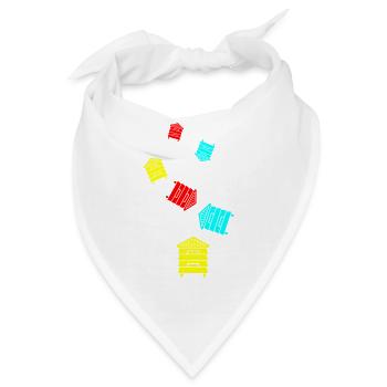 Honig Imker - Bandana - Weiß - Vorne