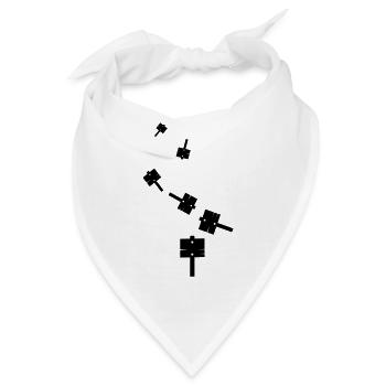 Wegweiser icon - Bandana - Weiß - Vorne