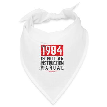 1984 ist keine Bedienungsanleitung - WikiLeaks - Bandana - Weiß - Vorne