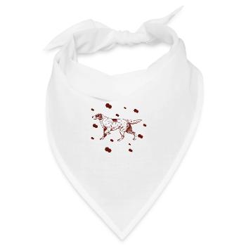 Hund - Hundeliebhaber - Tierfreund - Bandana - Weiß - Vorne