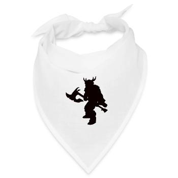 Fantasy Barbaren Design für Rollenspieler - Bandana - Weiß - Vorne