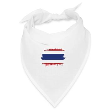 Thailand Flagge Thai - Bandana - Weiß - Vorne
