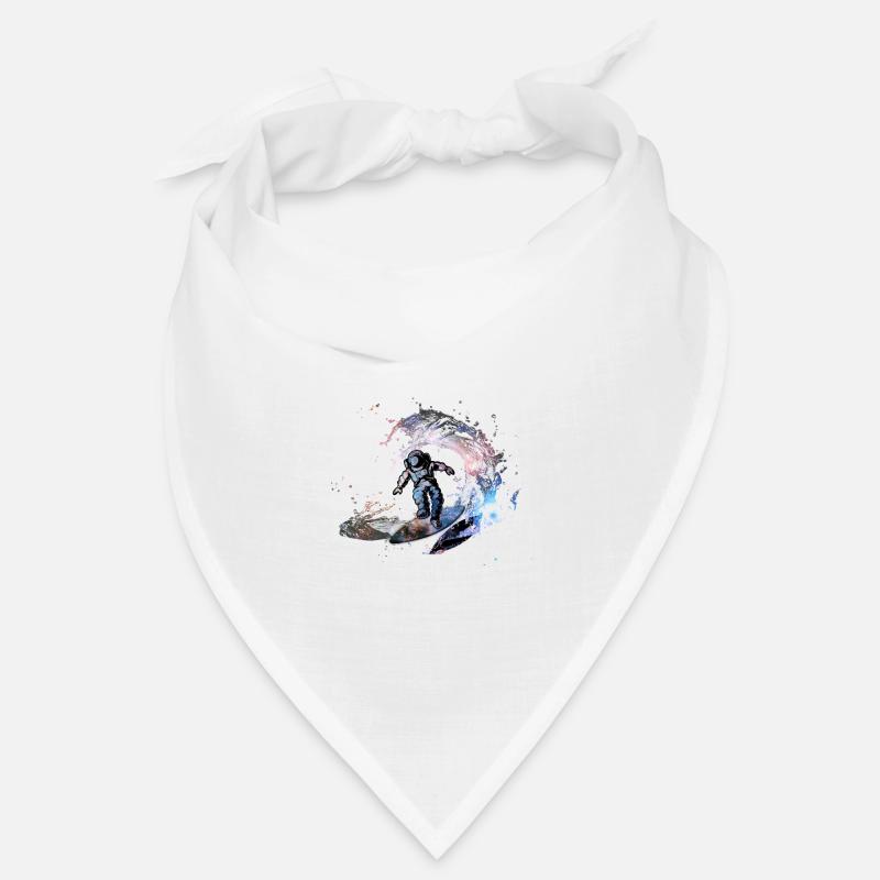 Outer Space Galaxy Nebula Astronaut Surfer Surfing Bandana