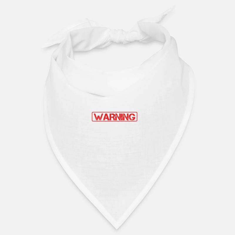 Warnung Paramotors PPG Paragliders Propeller - Bandana - Weiß
