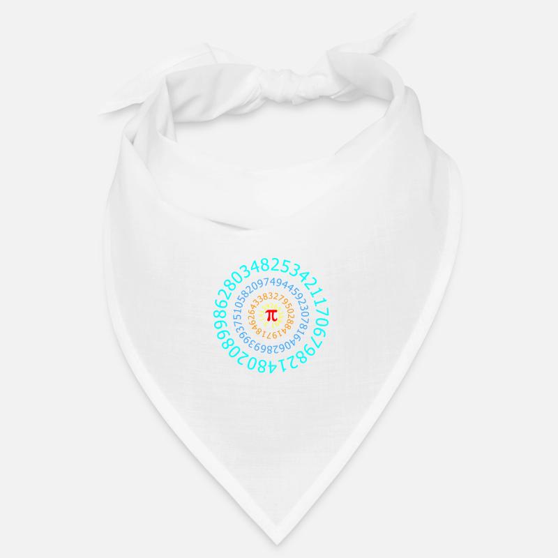 Nombre Fortune Dire Numérologue Numéros Pi - Bandana - blanc