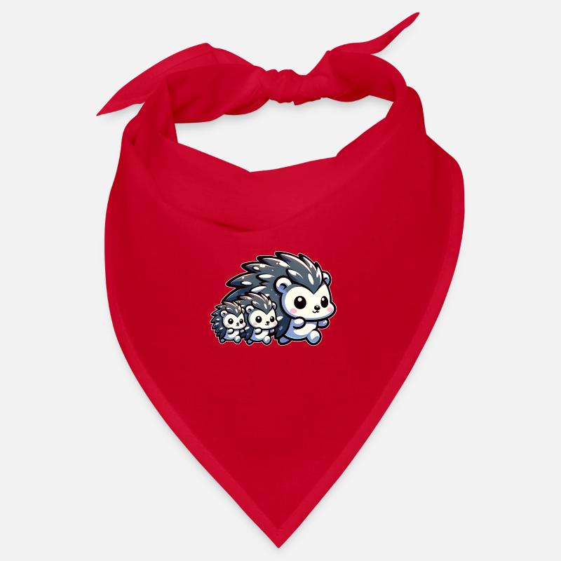 Mignon hérisson famille Bandana
