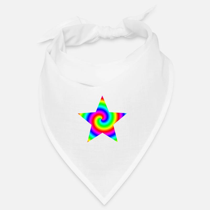 Regenbogen Candy Stern Bandana