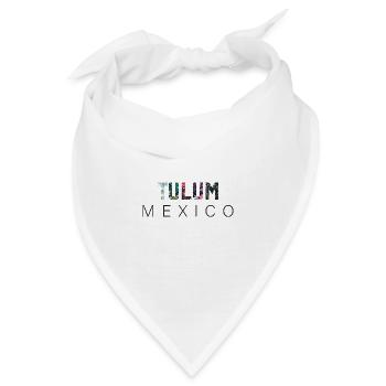 Tulum Mexico - Bandana - Weiß - Vorne