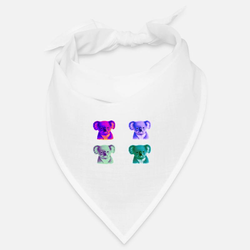 Koala coloré idée cadeau Koalas Pop Art Pop Art Bandana