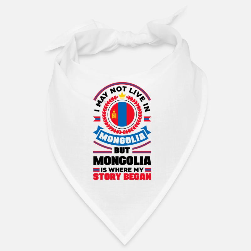 Mongolian Mongolia Mongolian Flag Quote Bandana