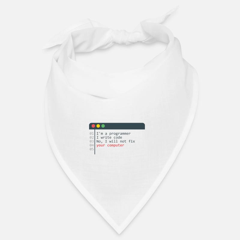 Programmeur HTML Programmation de codage de codeur informatique Bandana