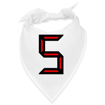 5. 5 JAHRE. 5-JÄHRIGES JUBILÄUM. GEBURTSTAG 5 JAHRE. 5 - Bandana - Weiß - Vorne