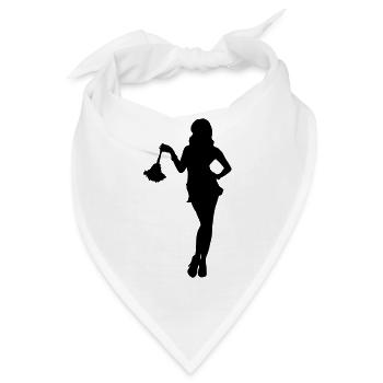 SEXY MAID - Bandana - Weiß - Vorne