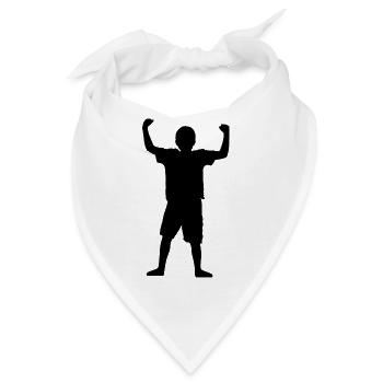 Junge - Bandana - Weiß - Vorne