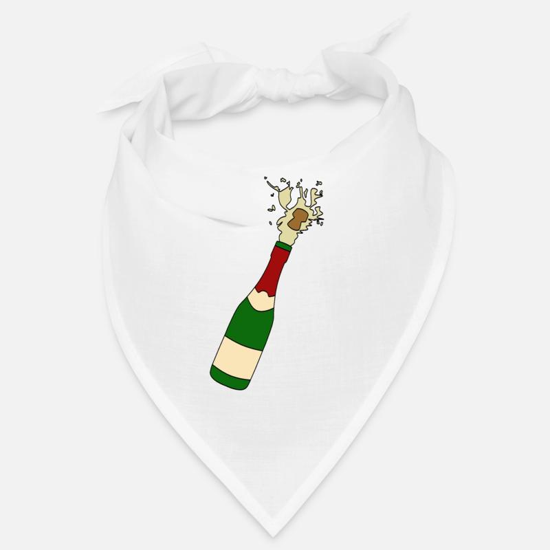 Sektflasche Bandana