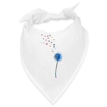 Pusteblume - Bandana - Weiß - Vorne