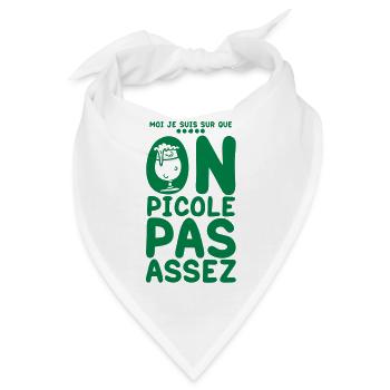 ist nicht genug Alkohol Bier trinken verre1 - Bandana - Weiß - Vorne