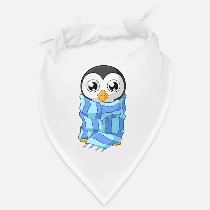Pingouin de dessin animé de congélation Bandana