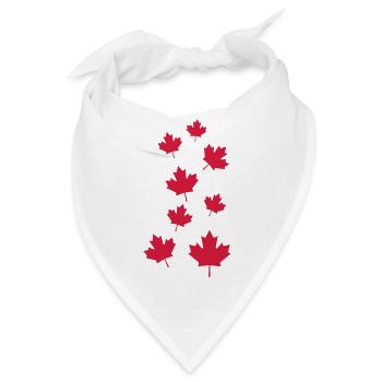 Kanada Ahorn - Bandana - Weiß - Vorne