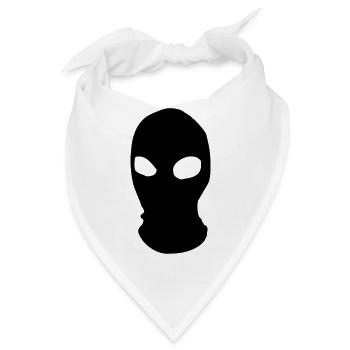 Face Mask - Bandana - Weiß - Vorne