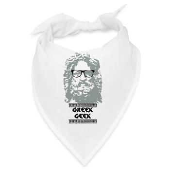 Greek Geek - Bandana - Weiß - Vorne