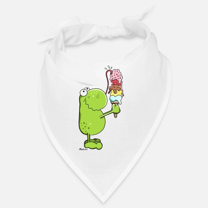 Frosch mit Eis Bandana