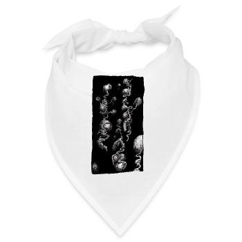 Frei schwebende organische Aberrationen - Bandana - Weiß - Vorne