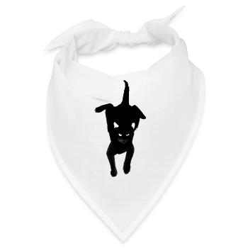 Teppich Katze - Bandana - Weiß - Vorne