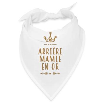Großmütter / Oma / Mami / Großmutter / Mamy - Bandana - Weiß - Vorne