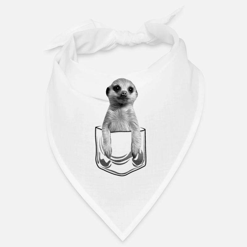 Bébé suricate en poche Bandana