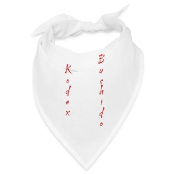 Bushido Kodex Japanische Kampfkunst Kampfsport - Bandana - Weiß - Vorne