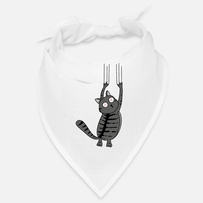Panic Cat Version rayée Bandana