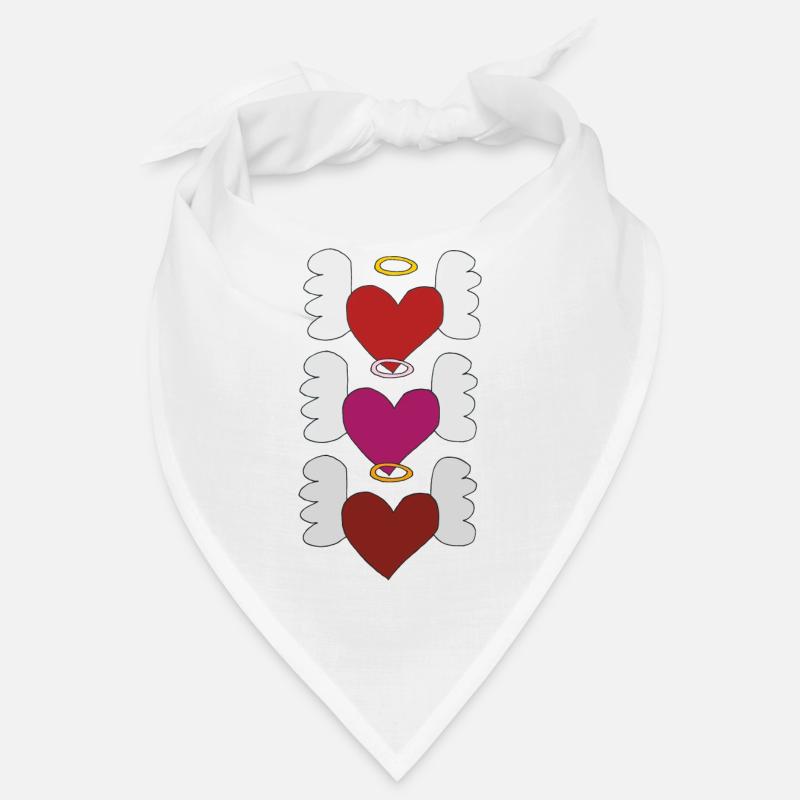 Cœurs avec des ailes Bandana